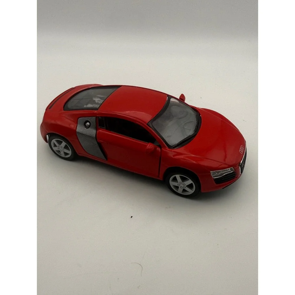Kinsmart Audi R8 Red Diecast 1:36 Scale Model Car KT5315 Pullback Action Toy
